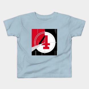 Countdown Number 4 Kids T-Shirt